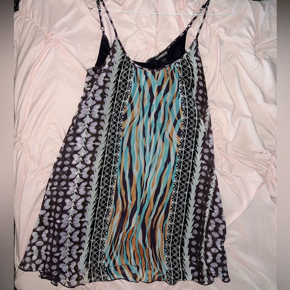 EXPRESS Mini Multi-color Dress